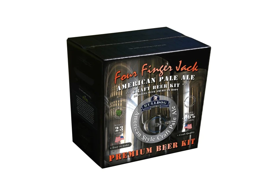 Bulldog Brews Four Finger Jack American Pale Ale 23L Extract Kit