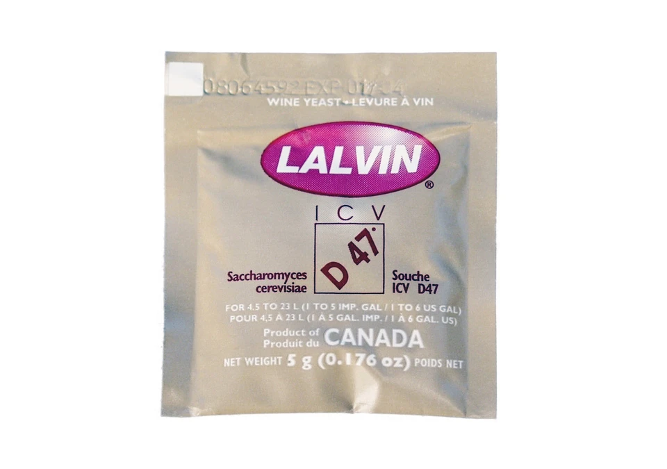 Lalvin ICV D47 White 5g Wine Yeast