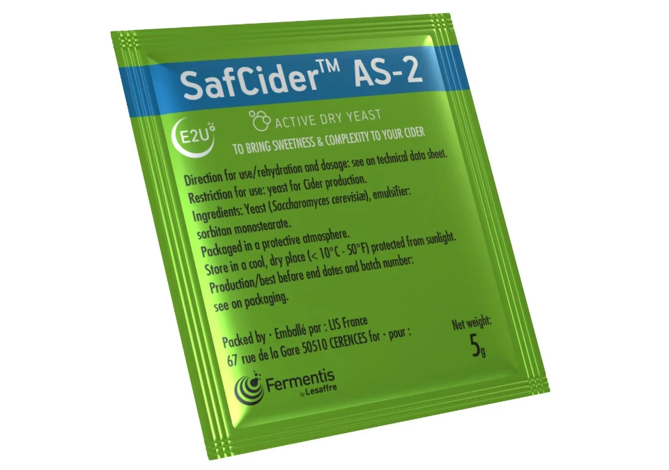 Fermentis Safcider AS-2 5g Yeast